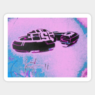 Spacecraft / Swiss Artwork Photography Sticker